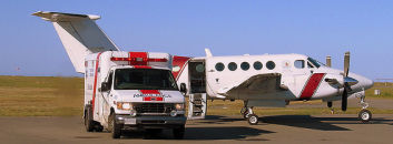 Fixed-wing aircraft may serve in emergency roles with potential availability from Abilene-TX 